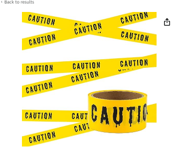 Halloween Caution Tapes