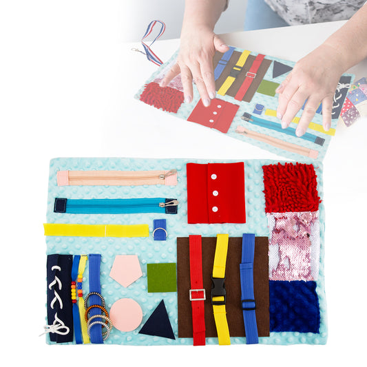 Fidget Blanket for Adults with Dementia,Dementia Products for Elderly,Dementia Activities for Seniors,Alzheimers Activities,Fidget Toys,Autistic Activities Pad,Sensory Blanket,Busy Board