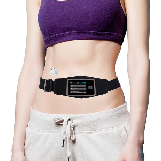 Insulin Pump Belt, Insulin Pump Holder Compatible with Tandem t:Slim/t:Slim X2, Running Waist Belts for Women Men, Diabetic Waist Pack for Storing Insulin Pens,Needles,Diabetes Supplies During Sports