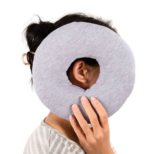 Piercing Pillow Ear Piercing Pillow for Side Sleepers Donut Pillow for Ear Piercing Ear Surgery CNH Ear Pillow with Hole for Ear Pain Relief,Reduces Ear Pressure | Earring Pillow