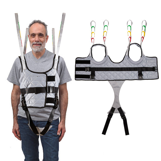 Hoyer Lift Sling for Standing Walking Aids Support Transfer Toileting,Patient Lift Sling Loading Weight 500lbs,Medical Hoist Standing Sling Adjustable Strap Aids Support Leg Training