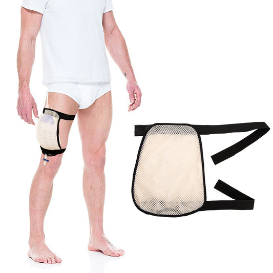Catheter Leg Bag Holder,Breathable Mesh Catheter Leg Bag,Catheter Stabilization Device Keep Urinary Drainage Bag in Place,Urine Bag for Leg,Foley Catheter Bag Holder,Catheter Sleeves,Catheter Supplies