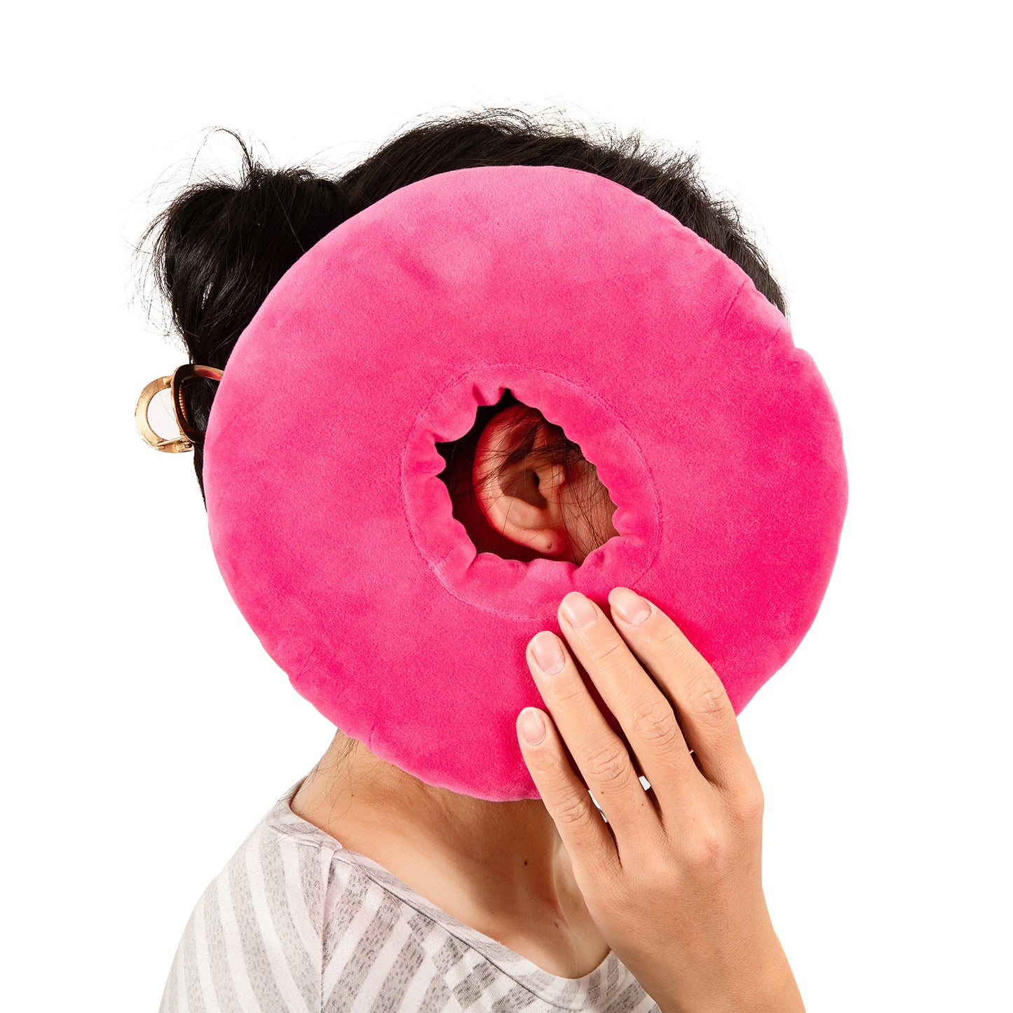 Piercing Pillow Ear Piercing Pillow for Side Sleepers Donut Pillow for Ear Piercing Ear Surgery CNH Ear Pillow with Hole for Ear Pain Relief,Reduces Ear Pressure | Earring Pillow
