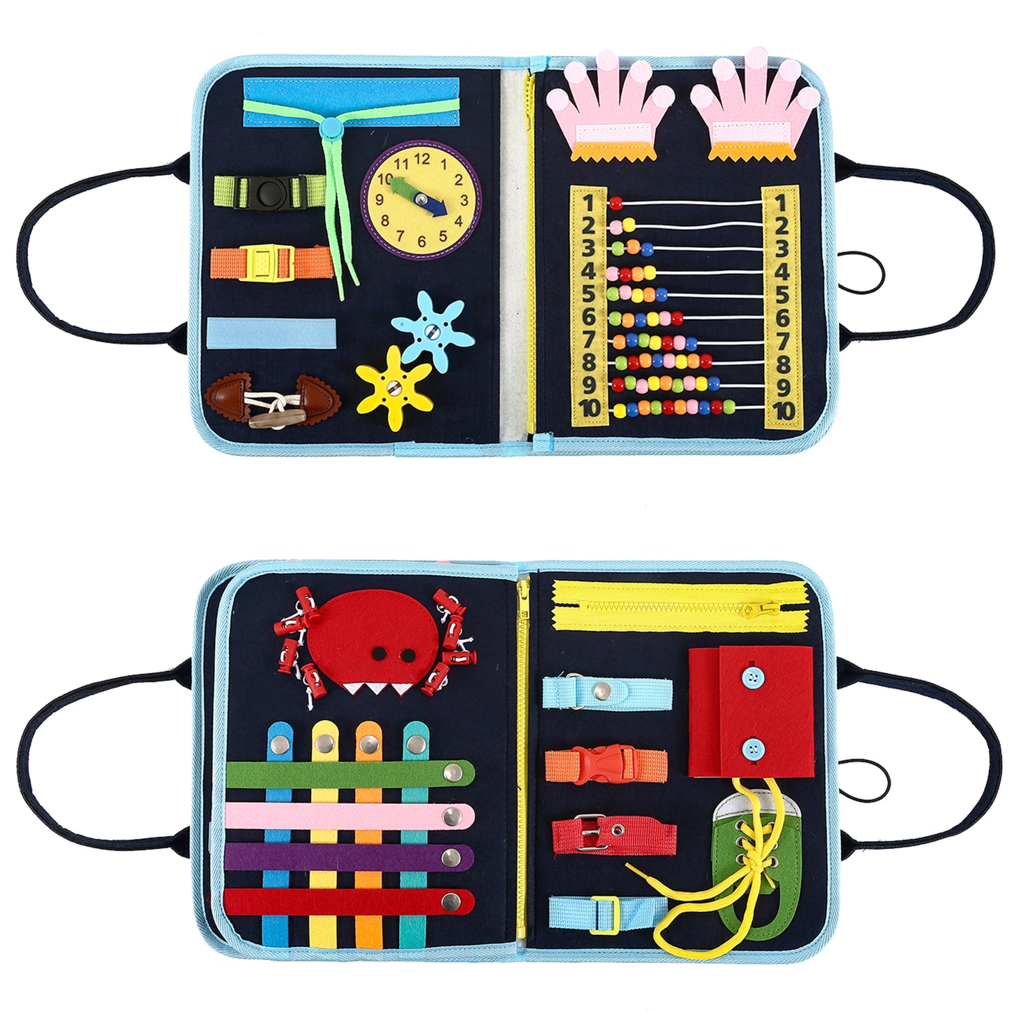 Fidget Blanket for Adults with Dementia,Dementia Activities for Seniors,Alzheimers Dementia Products for Elderly,Toddler Busy Board,Fidget Toys,Autism Sensory Toys for Autistic Children.