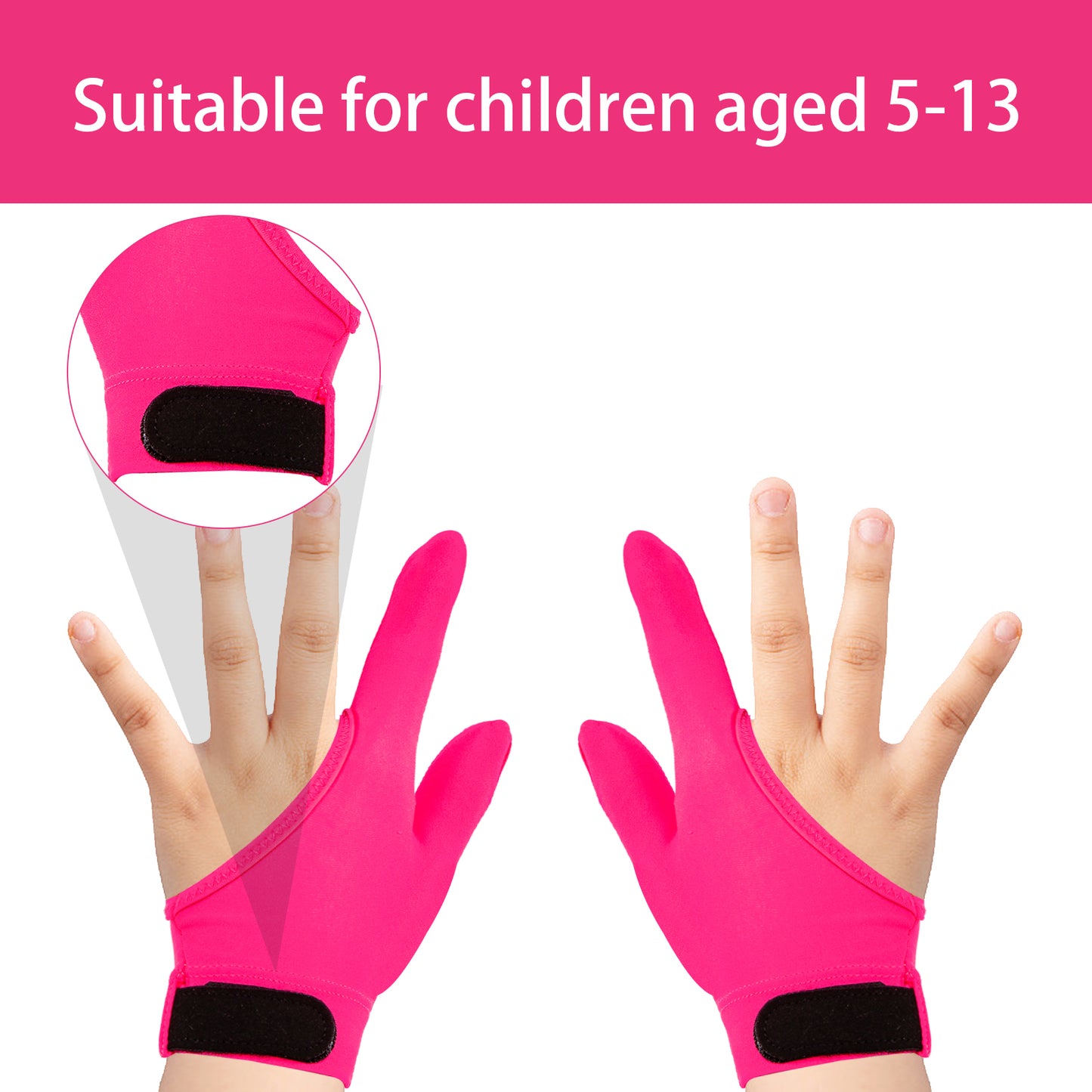 4pcs Thumb Sucking Guard Gloves Kids Chewy Compression Gloves Breathable Guard Nail Biting Gloves Kids Stop Thumb Sucking and Finger Biting