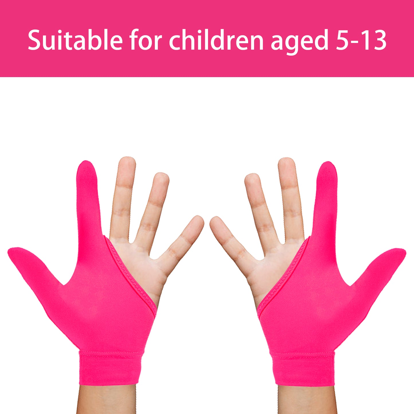 4pcs Thumb Sucking Guard Gloves Kids Chewy Compression Gloves Breathable Guard Nail Biting Gloves Kids Stop Thumb Sucking and Finger Biting