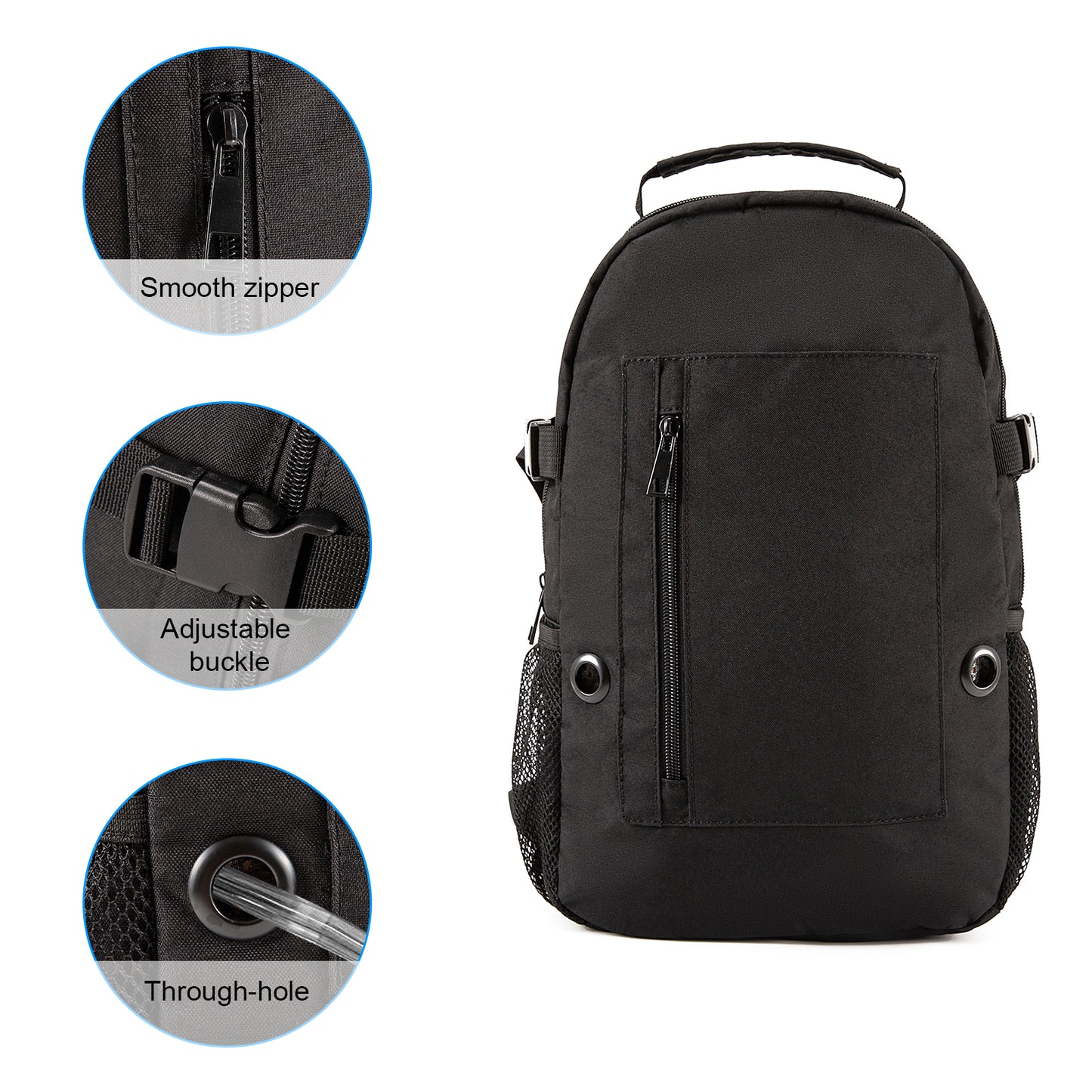Oxygen Tank Backpack, Portable Oxygen Cylinder Carrying Bag, Ideal for Daily Basis, Shopping, Travel, Fits for Tank Size M2, M4/A, ML6, M6/B, M7, M9/C,