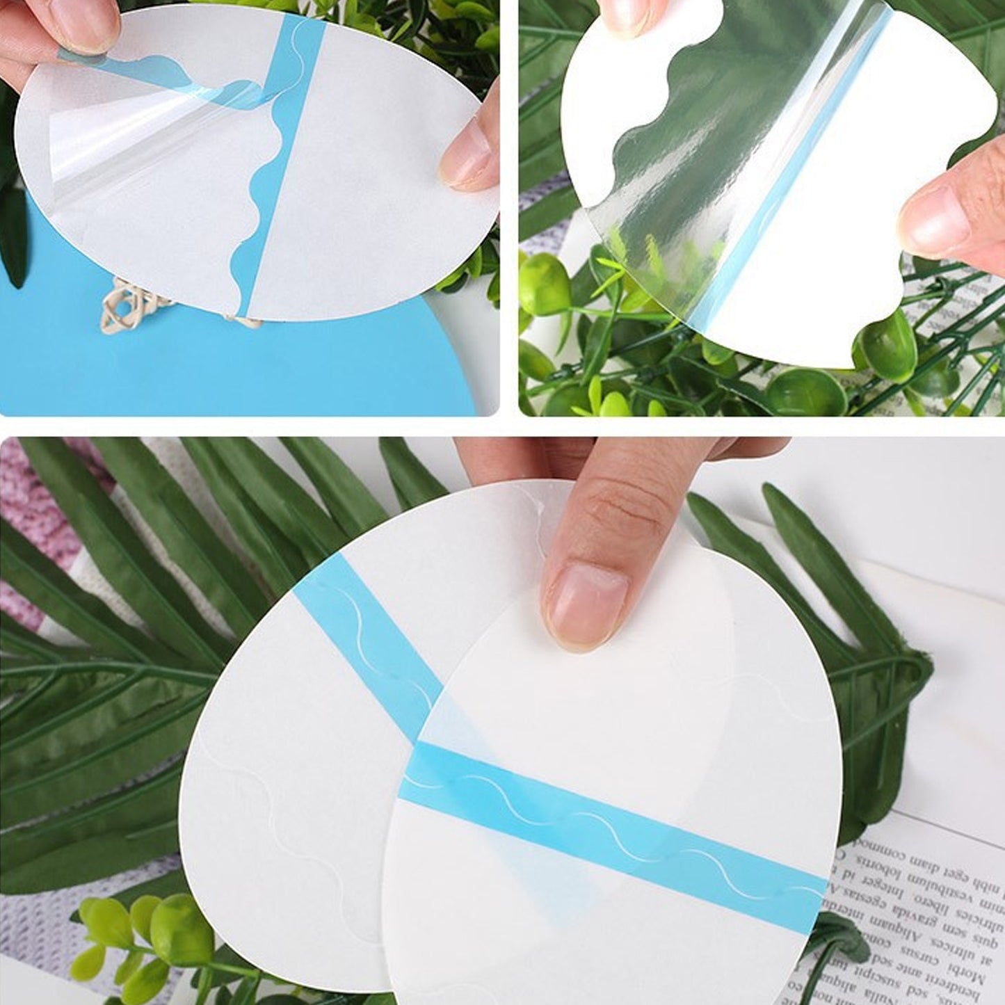10 Pcs Chafing Stickers Inner Thighs,Self-Adhesive Thigh Pads,Inner Thigh Chafing,Disposable Chafe Stick Women Anti-Friction Pads, Transparent Patch for Thigh Chafing Prevention