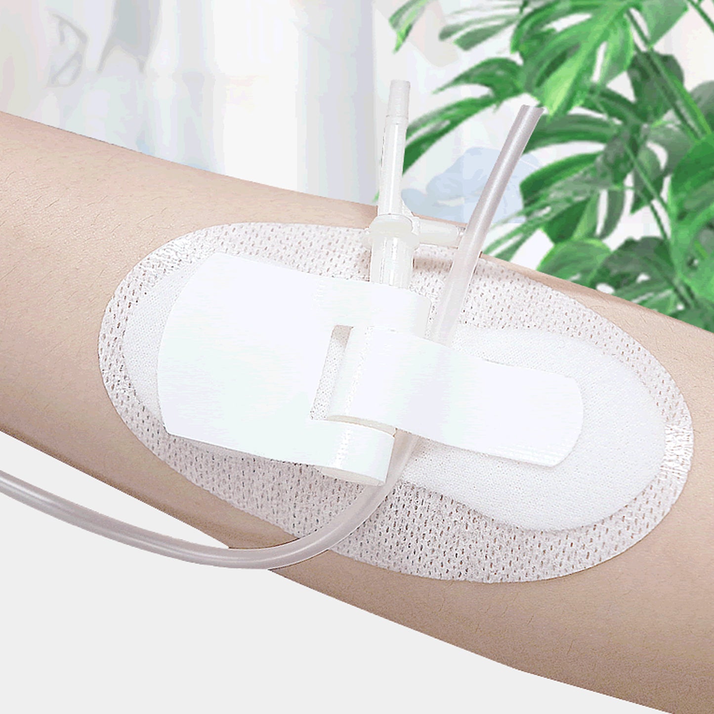 Catheter Stabilization Device,Catheter Urinary Leg Bag Legband Holder Sticker,Statlock Catheter Holder,Adhensive Catheter Leg Strap Hook and Loop,Catheter Supplies