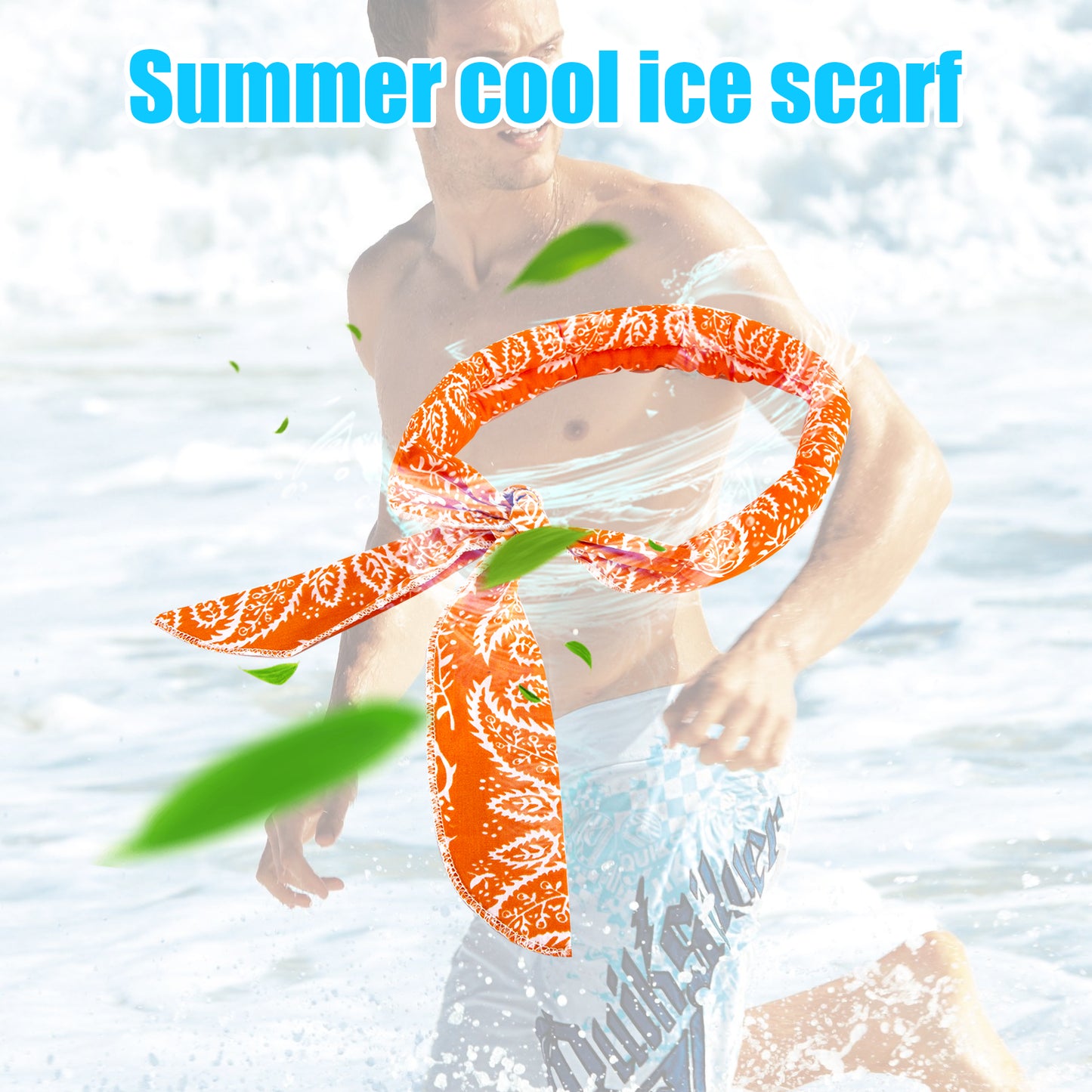 6 Pack Cooling Neck Wraps Ice Cooler Bandanas for Hot Summer, Indoor, Outdoor Cooler Headband for Men Women Camping Running Outdoor Sports