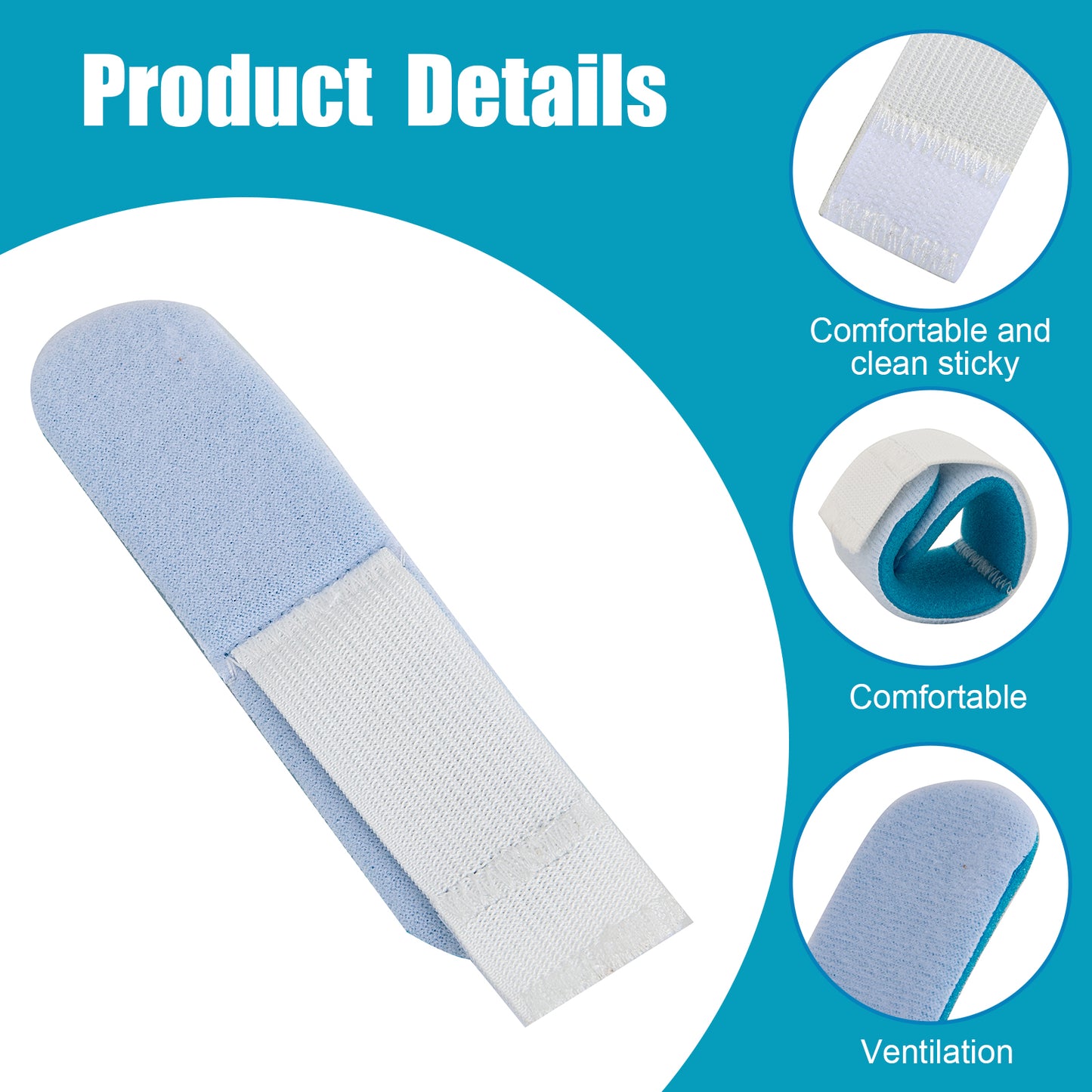 Male External Catheter Fixer Strap, Incontinence Sheath Holders,Male Urinary Incontinence Penile Clamp for Patient, Condom catheters for Men，Reusable Holder Band Anti-Slip Off Fixed Belt