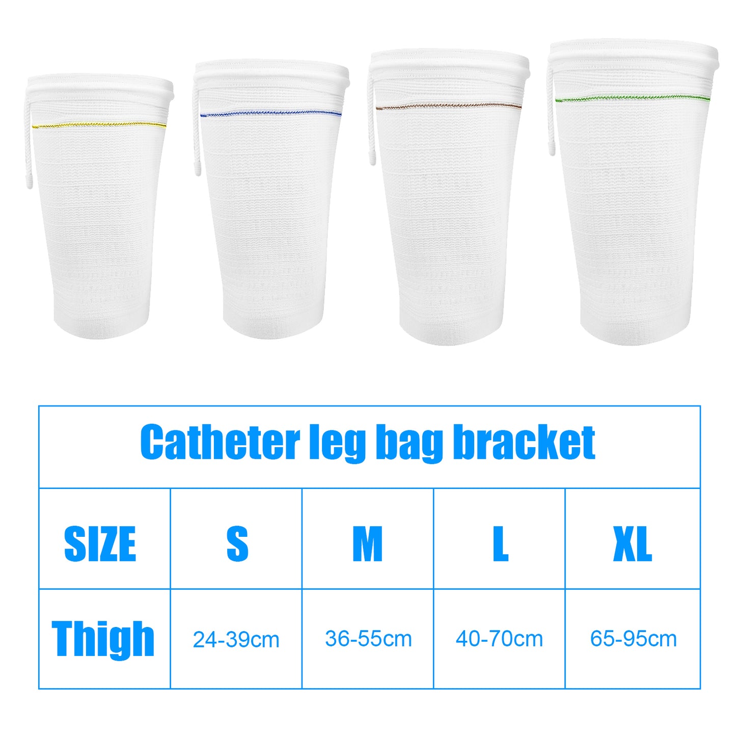 Catheter Leg Bag Holder,Catheter Bag Holder with Adjustable Strap,Fabric Catheter Stabilization Device,Leg Sleeve for Catheter Bag,Urine Drainage Bag Cover,Urinary Incontinence Catheter Supplies.