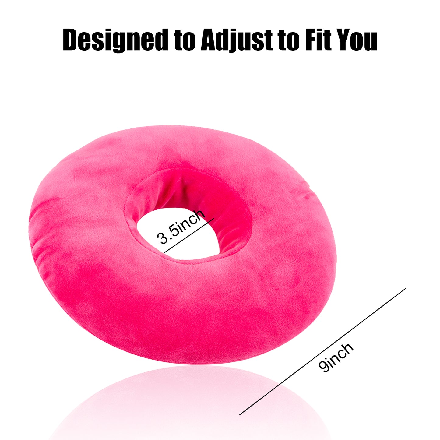 Piercing Pillow Ear Piercing Pillow for Side Sleepers Donut Pillow for Ear Piercing Ear Surgery CNH Ear Pillow with Hole for Ear Pain Relief,Reduces Ear Pressure | Earring Pillow