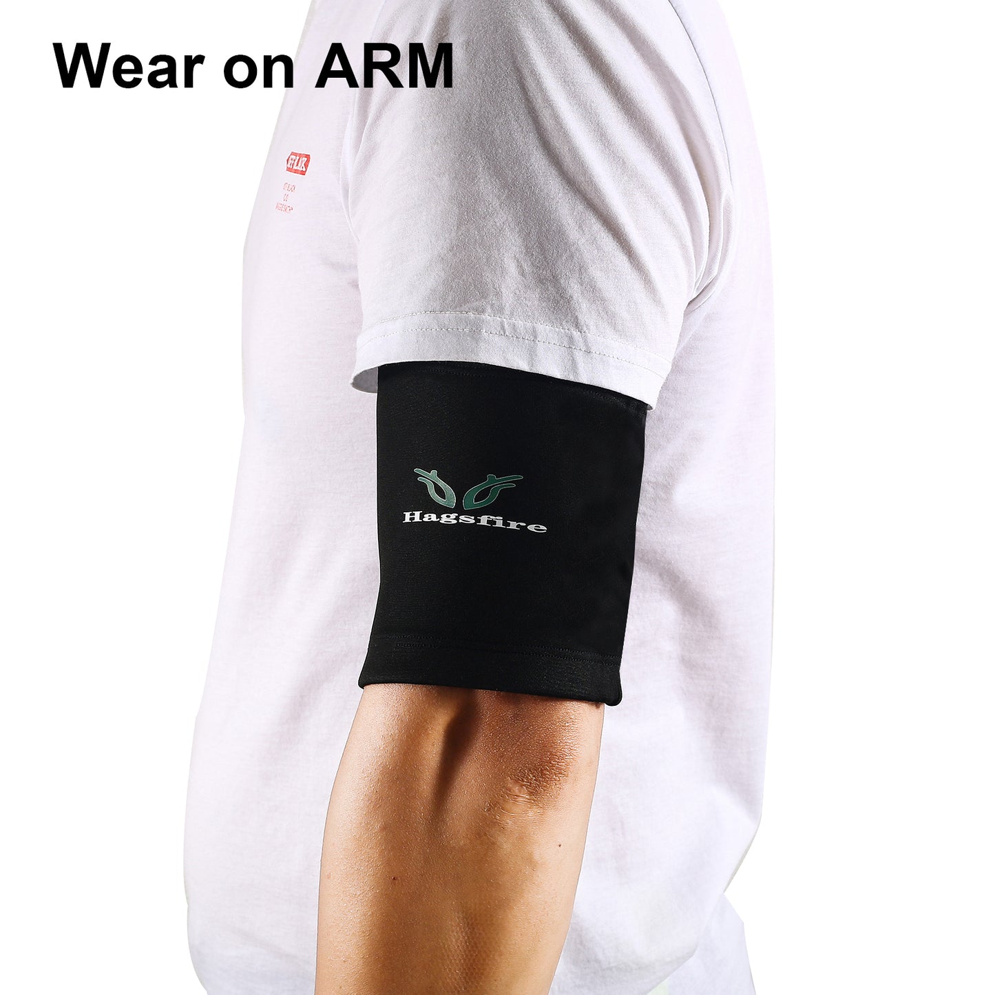 Diabetes Insulin Arm Band, Diabetes Armband for Most Sensor Covers Fixation Insulin Pod Monitoring Systems, Diabetic Gifts for Women Men Kids During Sports, Replace Adhesive Patches Tape (L, Black)