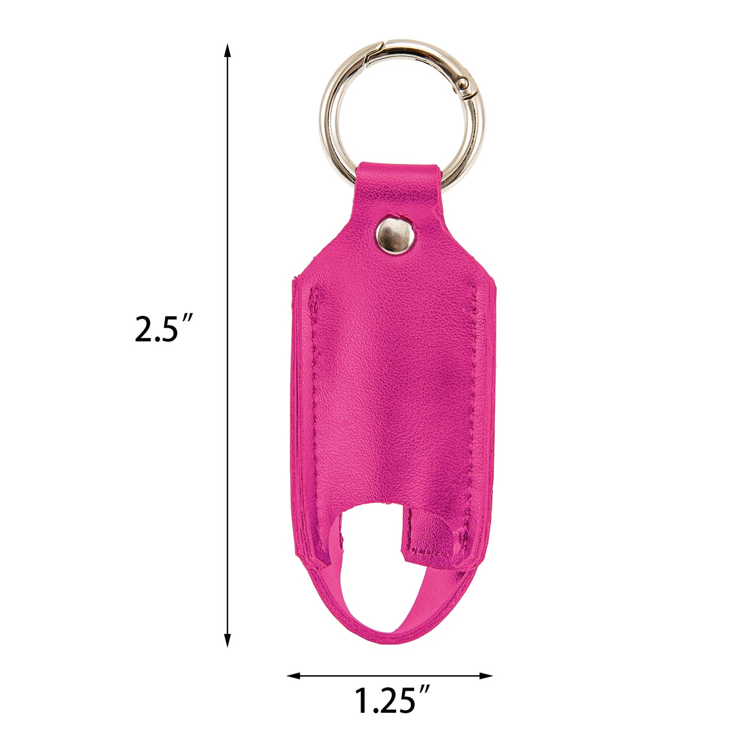 Asthma Inhaler Holder Carrying Holder for L-Shaped Inhaler PU Leather Protective Travel Handy Mini Holster for Adults and Kids,Carrying Case with Carabiner Clip（Inhaler Not Included ）