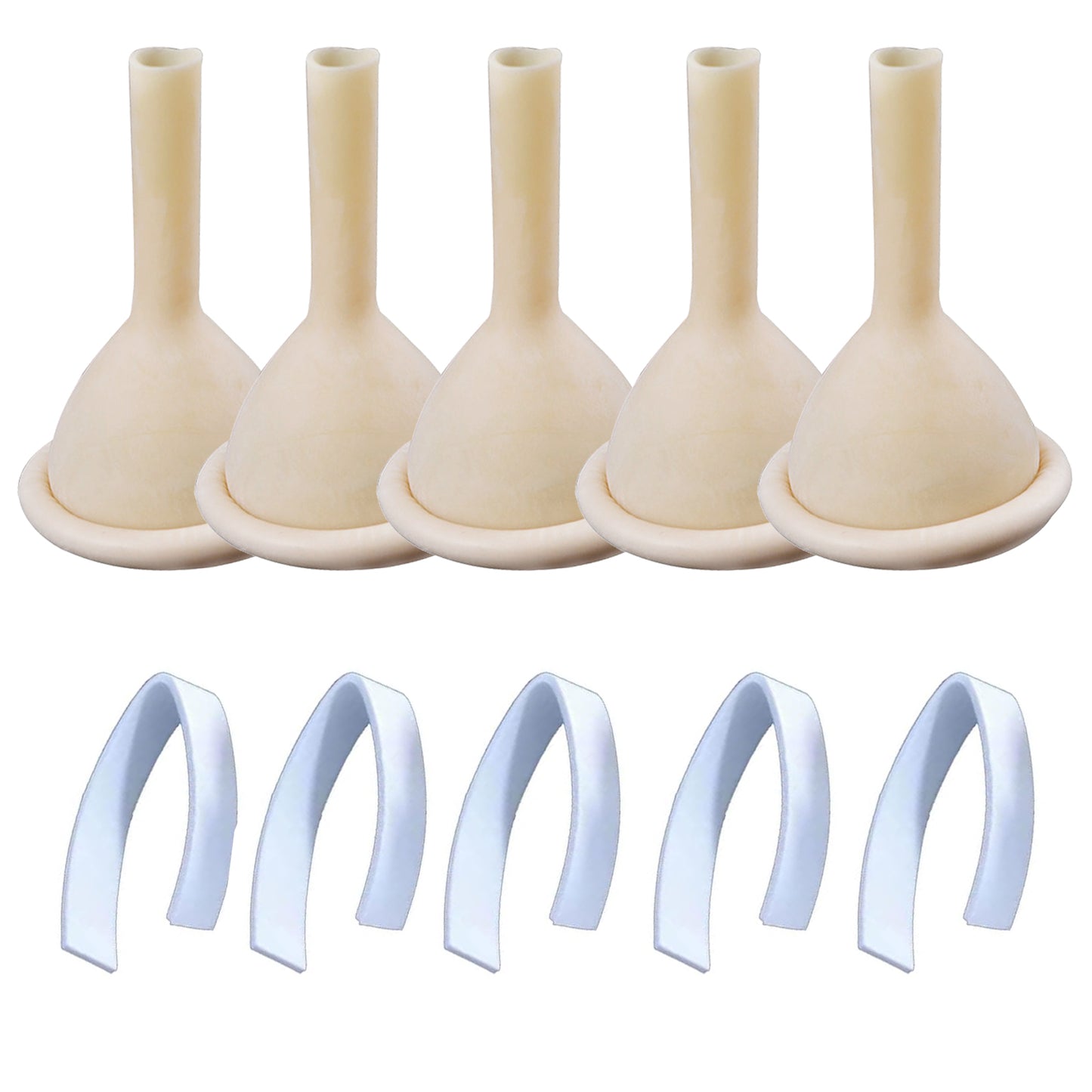 20 Pack Urinal Bag Male External Catheter,Male External Condom Catheter Soft Latex,Essential Incontinence Catheter Supplies. (L-35mm)