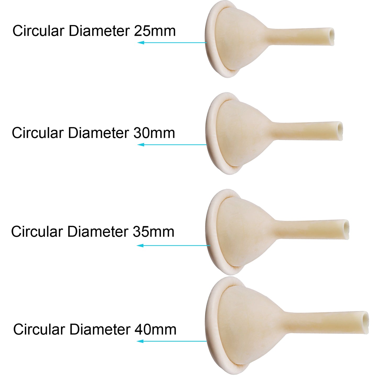 20 Pack Urinal Bag Male External Catheter,Male External Condom Catheter Soft Latex,Essential Incontinence Catheter Supplies. (L-35mm)