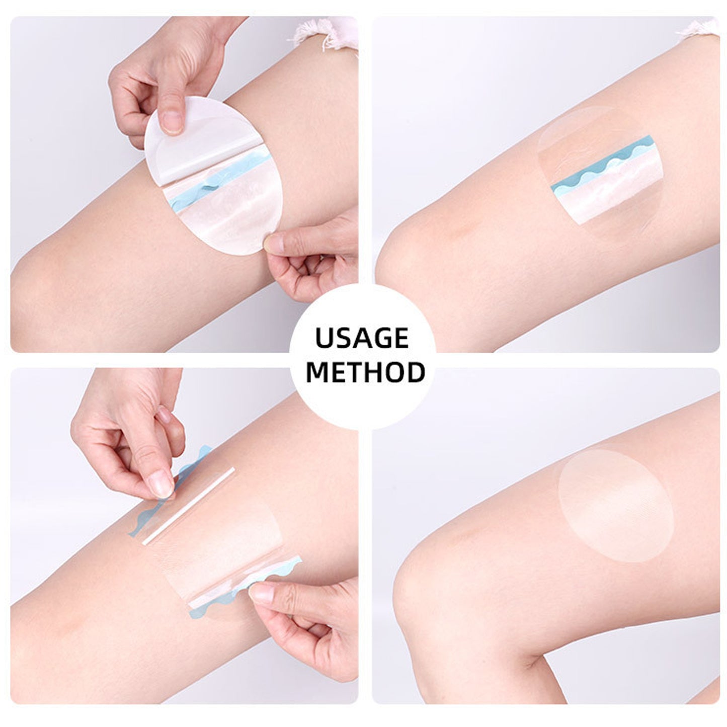 10 Pcs Chafing Stickers Inner Thighs,Self-Adhesive Thigh Pads,Inner Thigh Chafing,Disposable Chafe Stick Women Anti-Friction Pads, Transparent Patch for Thigh Chafing Prevention