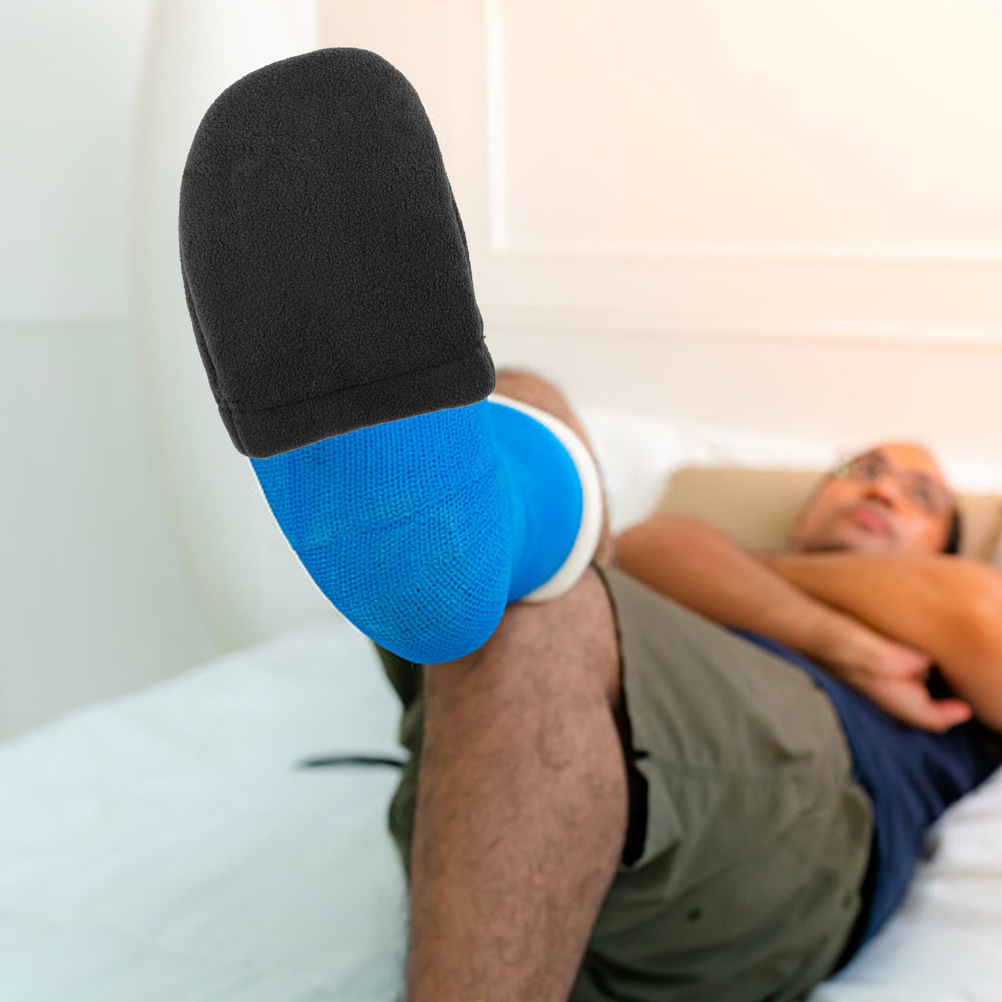 Cast Socks Over Cast for Men and Women, Non Slip Cast Toe Cover Sock, Adjustable Cast Cover for Leg, Foot, Ankle and Toe Cast, Foot Cast Toe Cover Protector Socks Adults to Keep Warm